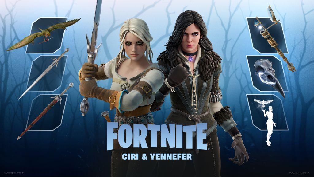 The Witcher 3: Wild Hunt Heroines Ciri and Yennefer Join Fortnite!