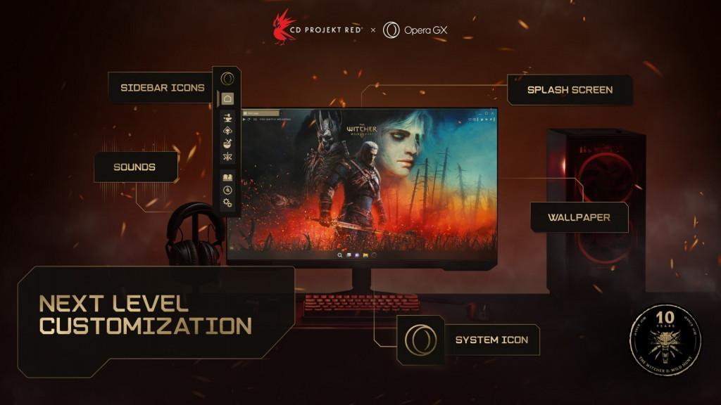 CD PROJEKT RED and Opera GX Launch The Witcher 3: Wild Hunt Anniversary Edition Browser
