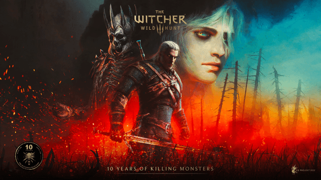 The Witcher 3 - 10 Years of Killing Monsters - Key Visual