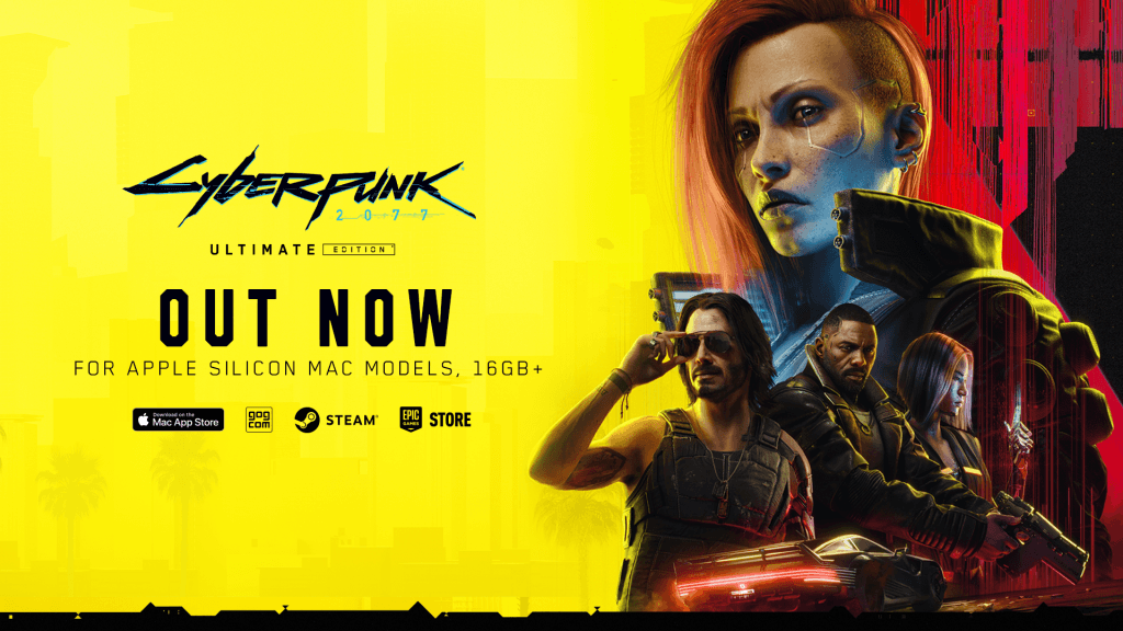 Cyberpunk 2077: Ultimate Edition Is Available Now on Mac!