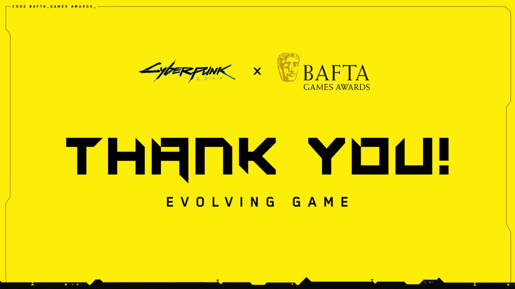 Cyberpunk 2077’s Development Team Awarded at the 2024 BAFTA Games Awards!