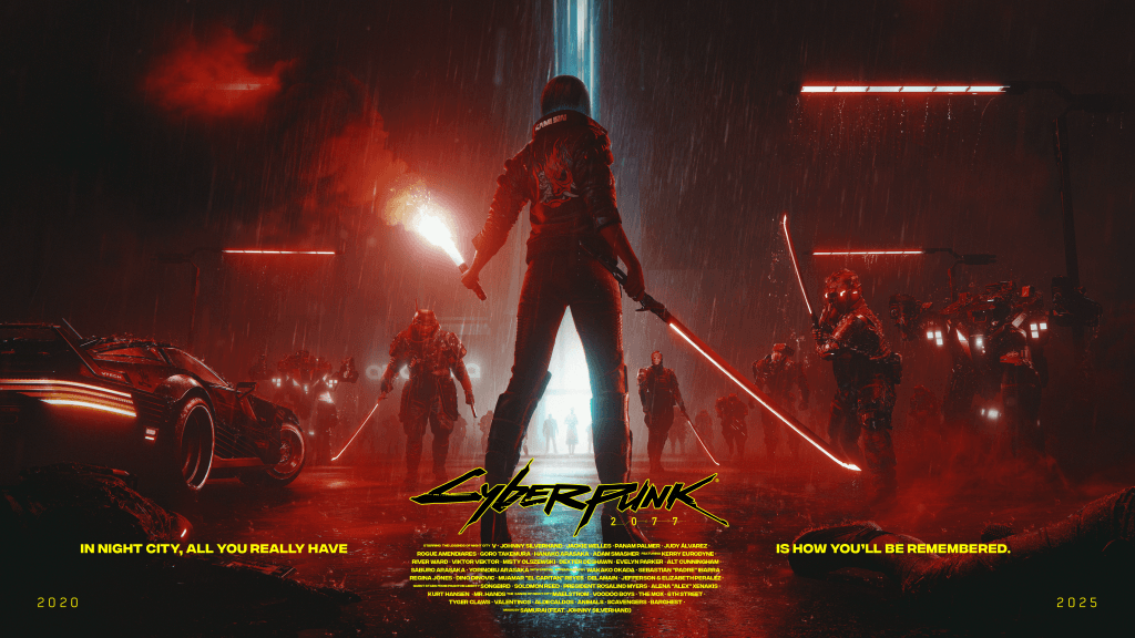 Cyberpunk 2077 Celebrates Five Years Since Launch!