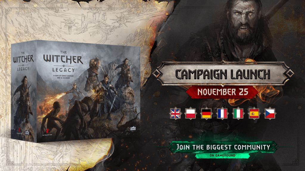 The Witcher: Legacy Board Game Campaign Launches On Gamefound