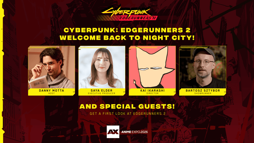 Cyberpunk: Edgerunners 2 at Anime Expo 2026!